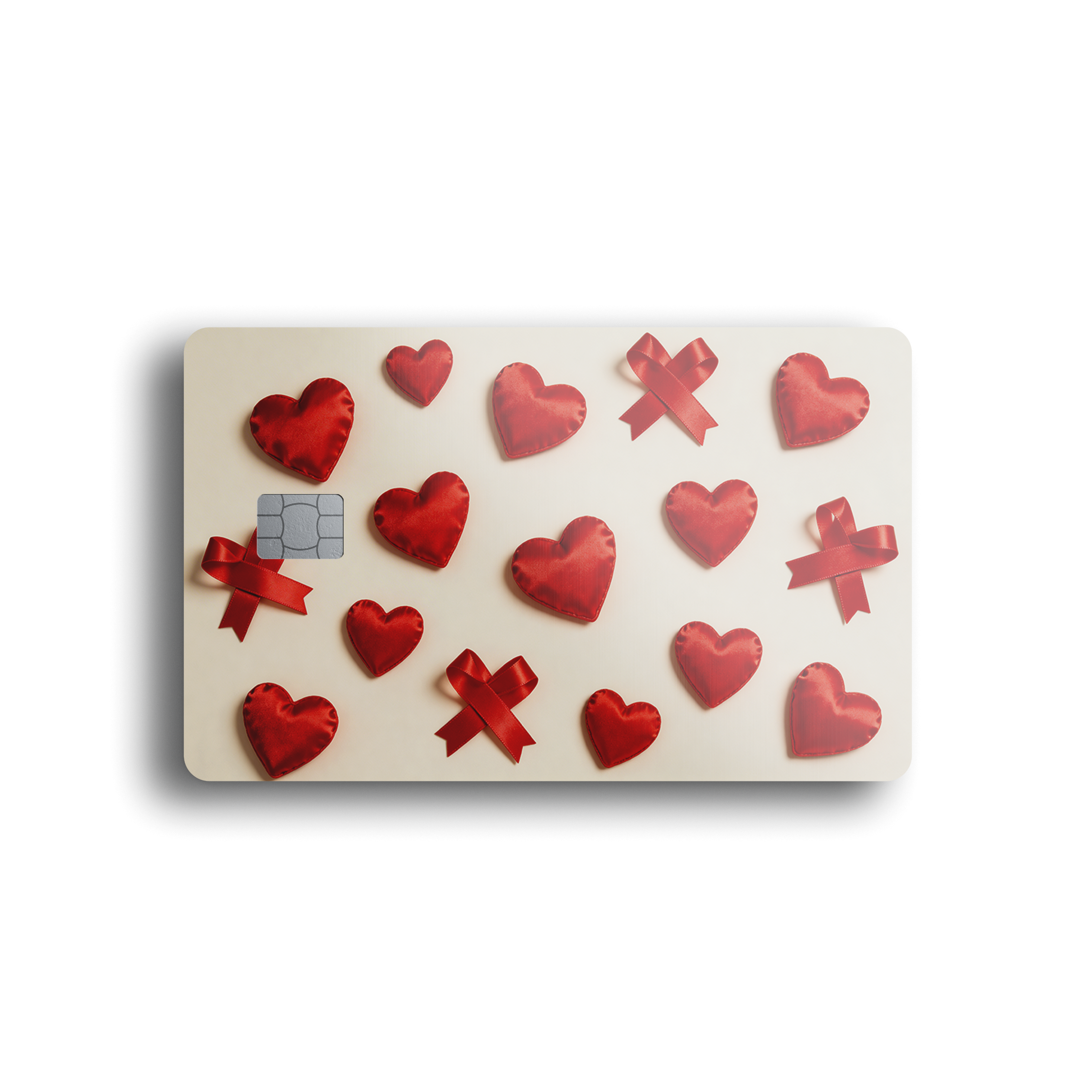 Satin Heart Drop Card Skin